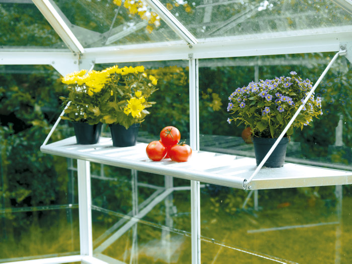 Hylla Fällbar Växthus Hera 1200 x 300 mm Alu Vitavia